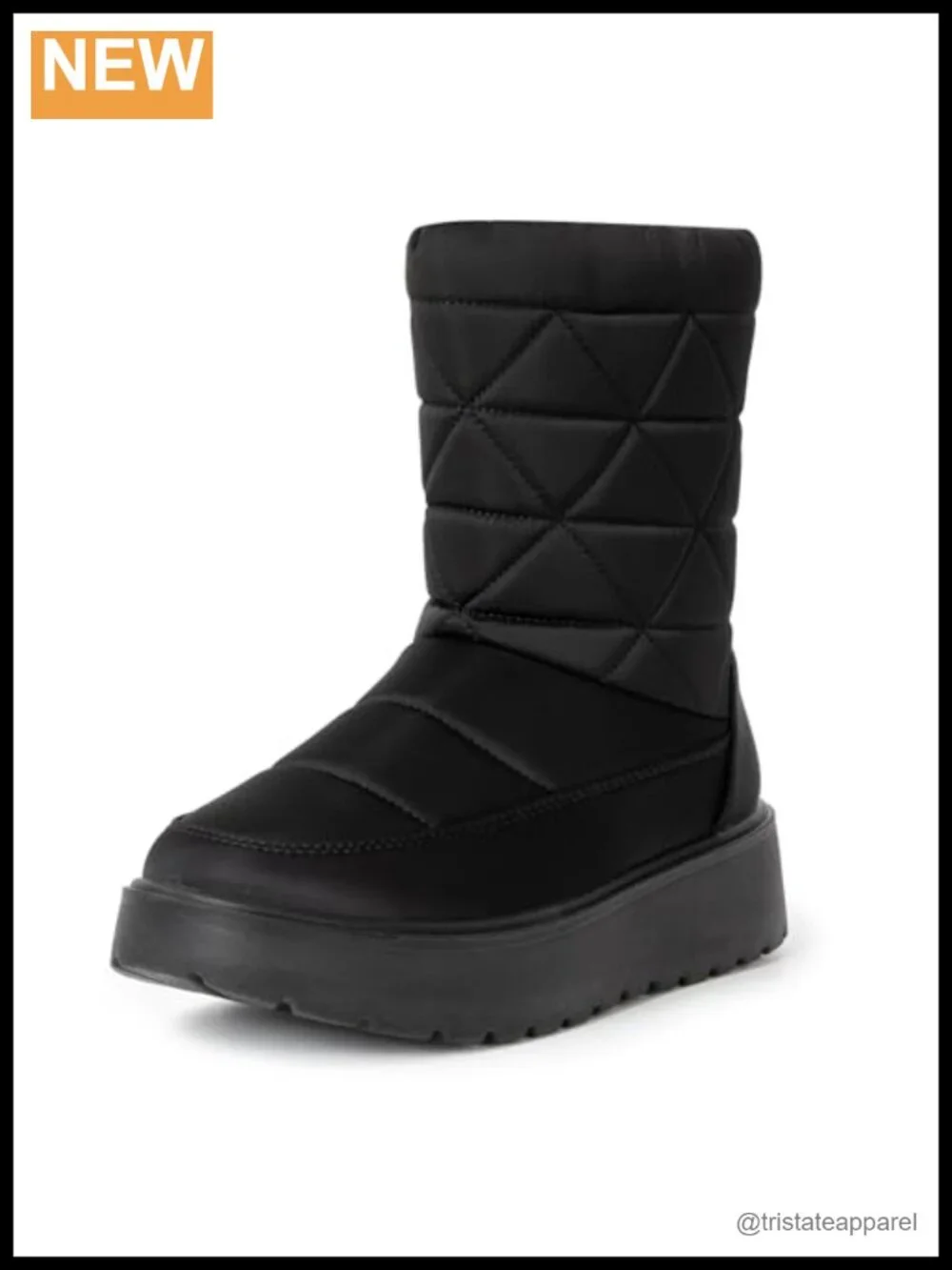 Waterproof Winter Snow Boots Faux Fur Lined Anti-Slip